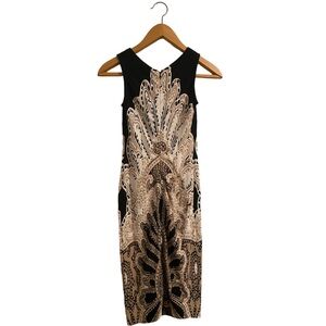 Just Taylor multicolor printed dress. Size 0P